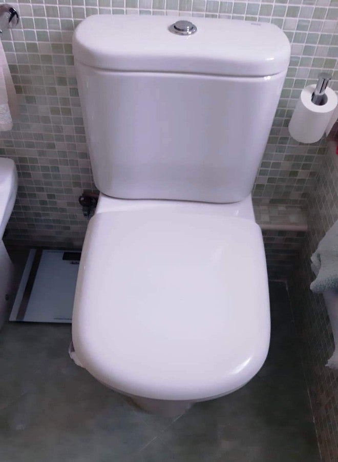 Roca Giralda Replacement WC Toilet Seat with Standard Hinges 801461004 - Image 2